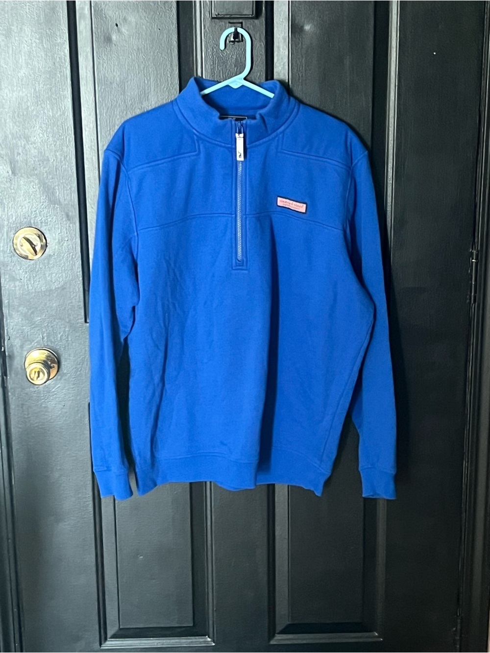Vineyard Vines Royal Blue Quarter-Zip Pullover